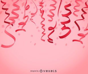 Pink confetti background