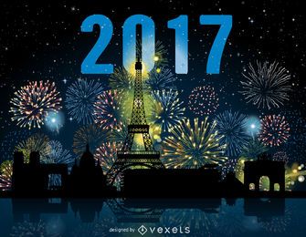 2017 Paris skyline