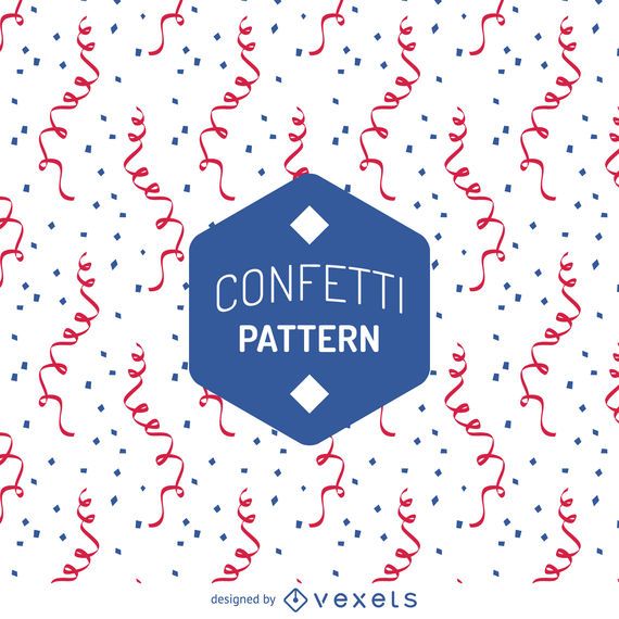 Flat confetti pattern Flat confetti pattern