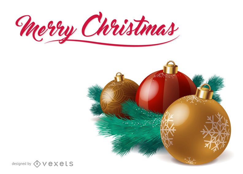 Bolas de enfeite 3D design de Natal Bolas de enfeite 3D design de Natal