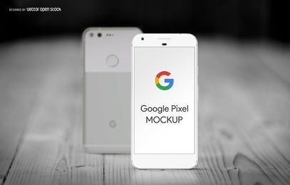 Google Pixel smartphone mockup