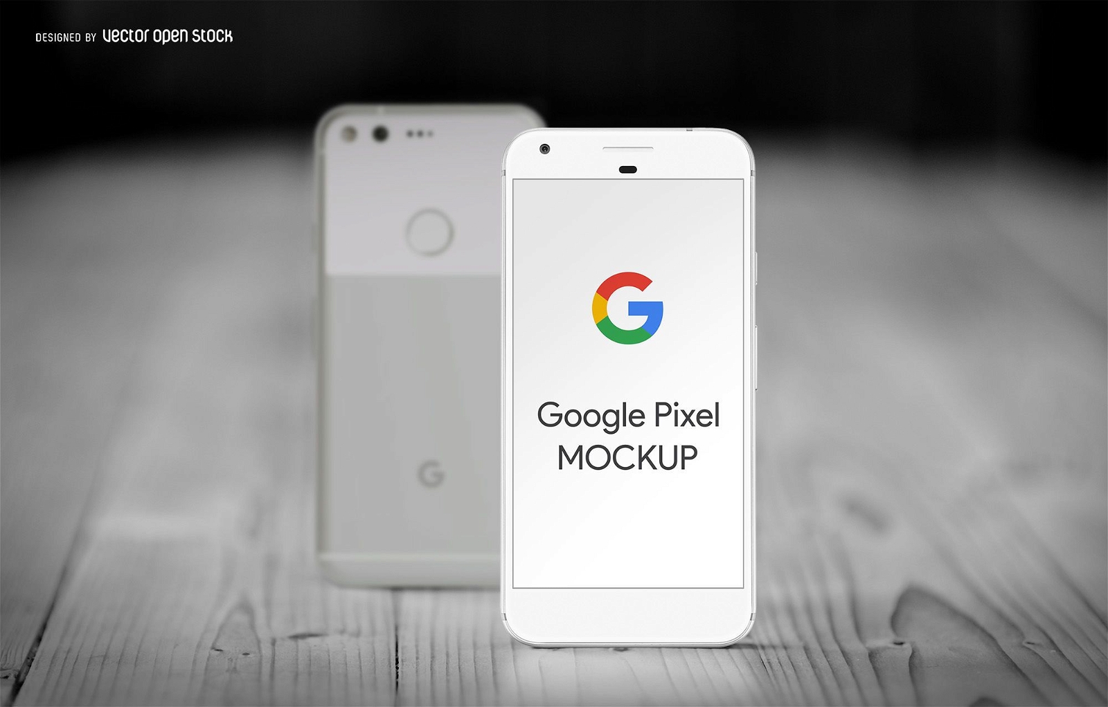 Maqueta de teléfono inteligente Google Pixel