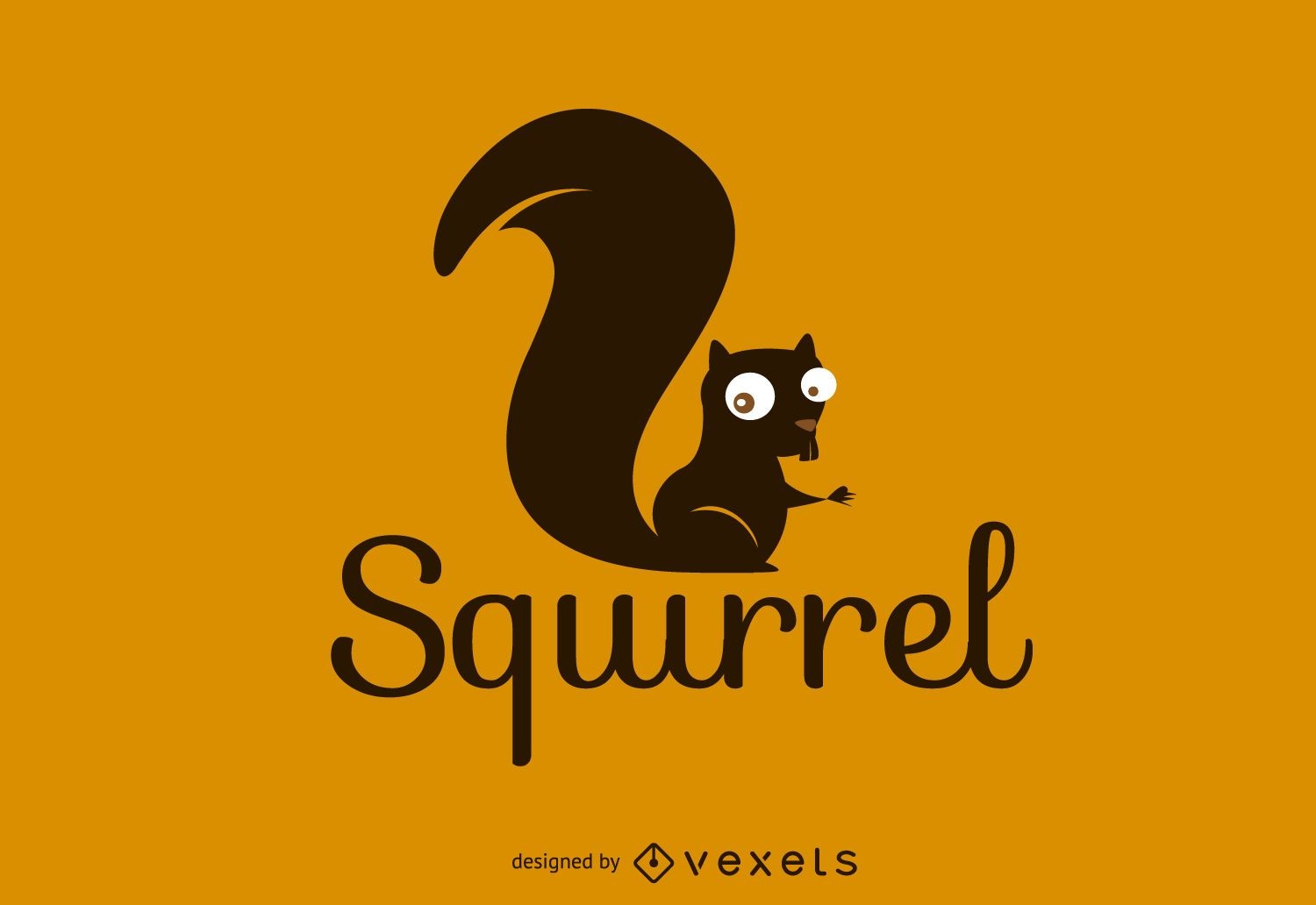 Eichhörnchen-Logo-Vorlage