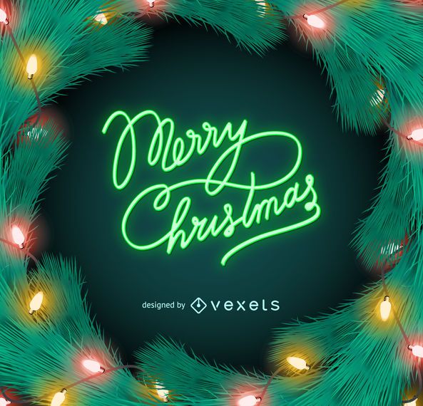 Merry Christmas neon lights sign Merry Christmas neon lights sign