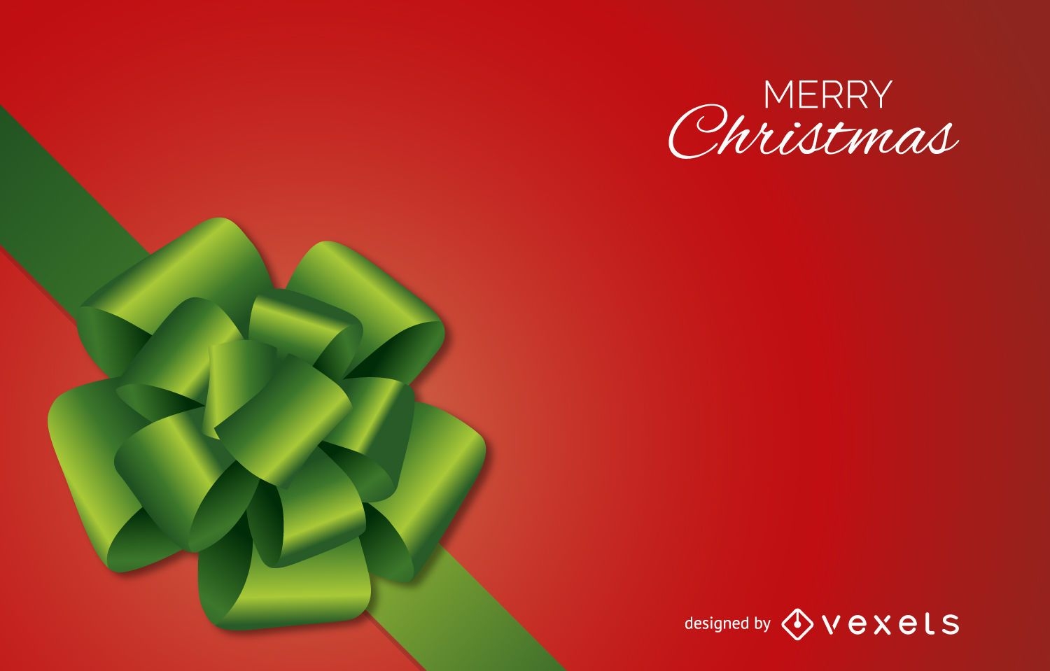 Colorful Christmas bow background