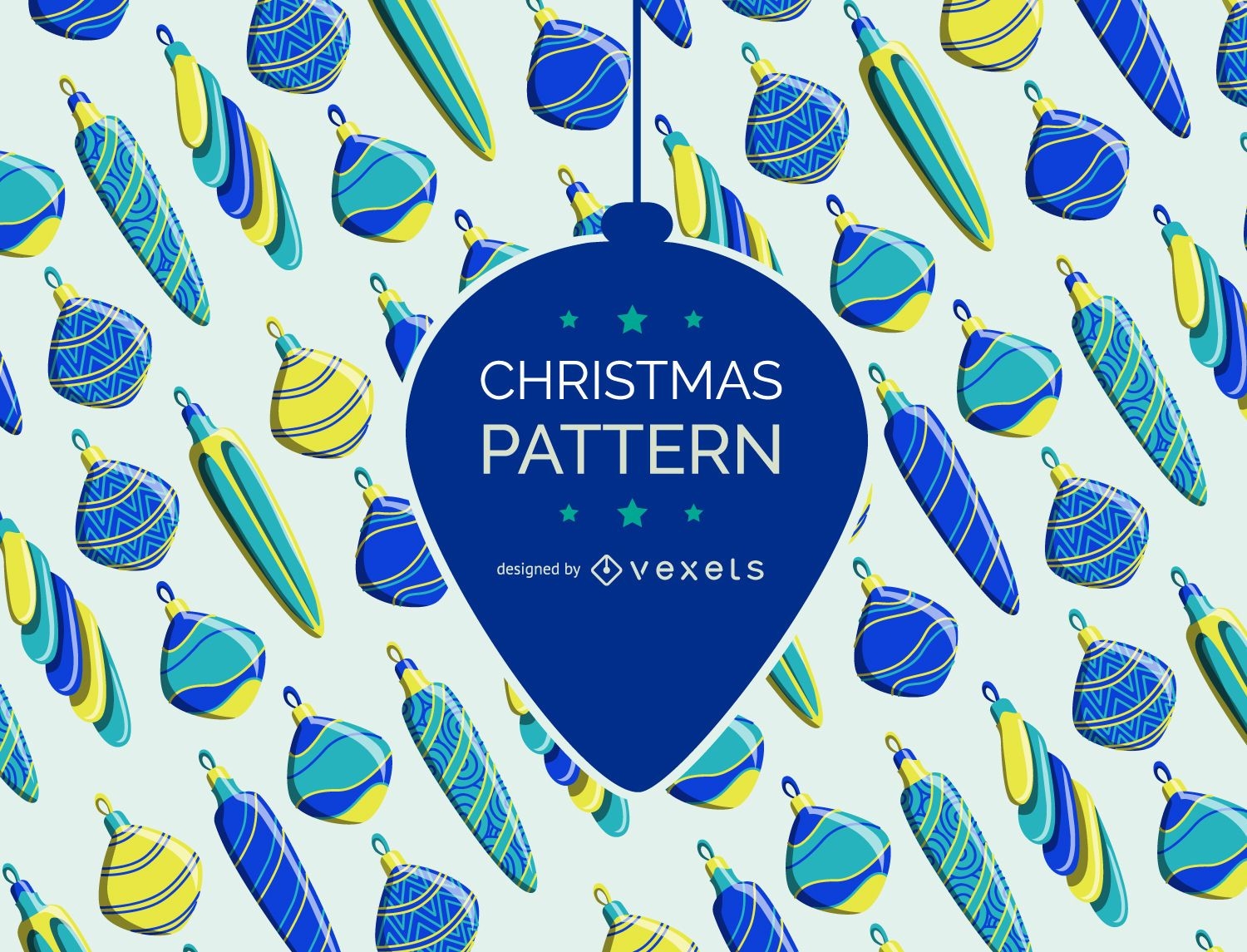 Vintage Christmas ornament pattern