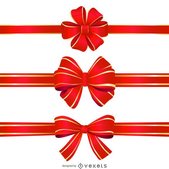 Isolated ribbon bow Isolated ribbon bow