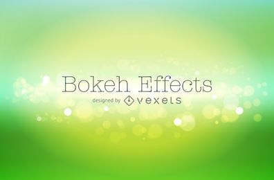 Green gradient bokeh background