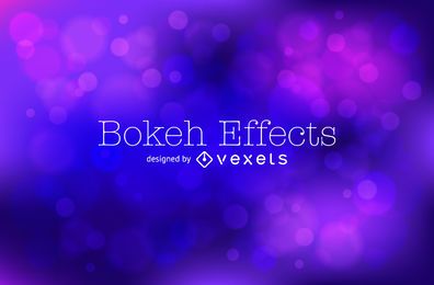Fundo azul roxo bokeh