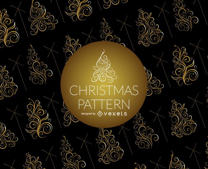 Swirl Christmas tree pattern Swirl Christmas tree pattern