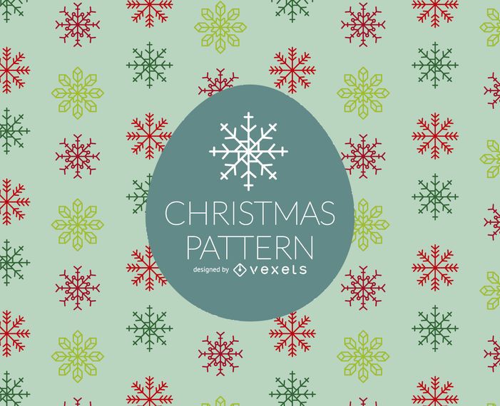 Snowflake Pattern Background Snowflake Pattern Background