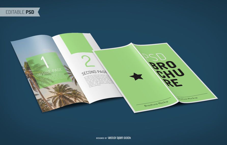 Brochura mockup PSD Brochura mockup PSD