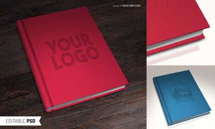 Maqueta de libro PSD
