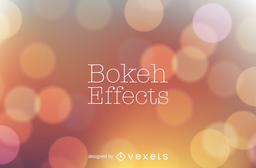 Orange tones bokeh background design Orange tones bokeh background design