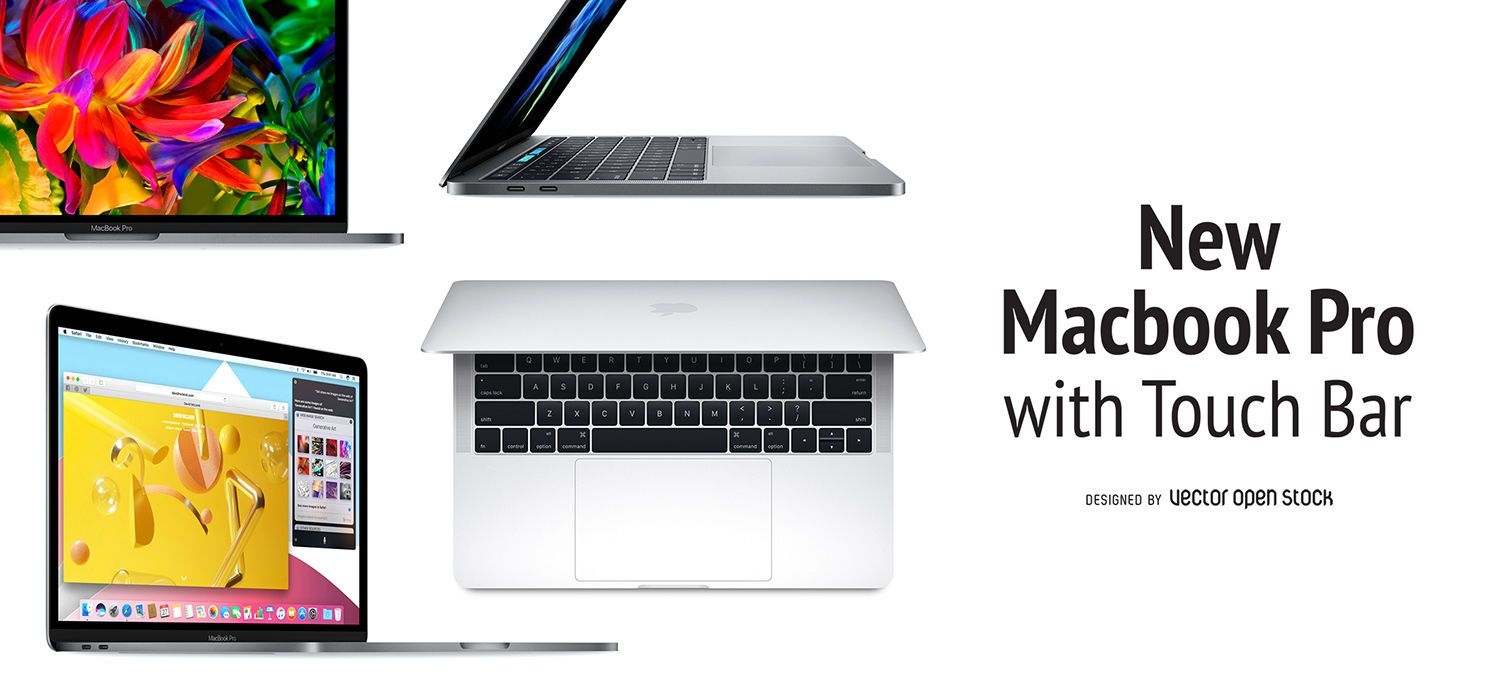 Banner da barra de toque do Macbook Pro