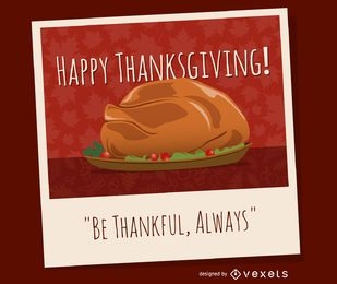 Thanksgiving Turkey Design Vector Download