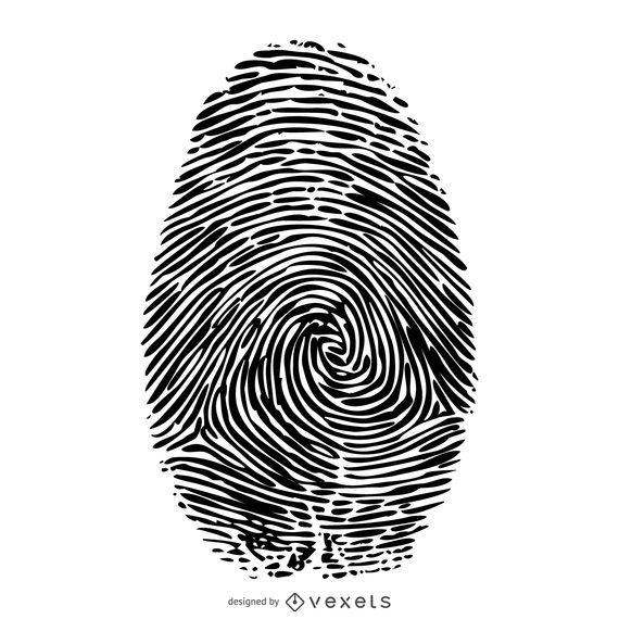 Fingerprint illustration Fingerprint illustration