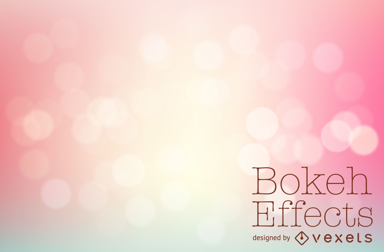 Pastel pink bokeh background