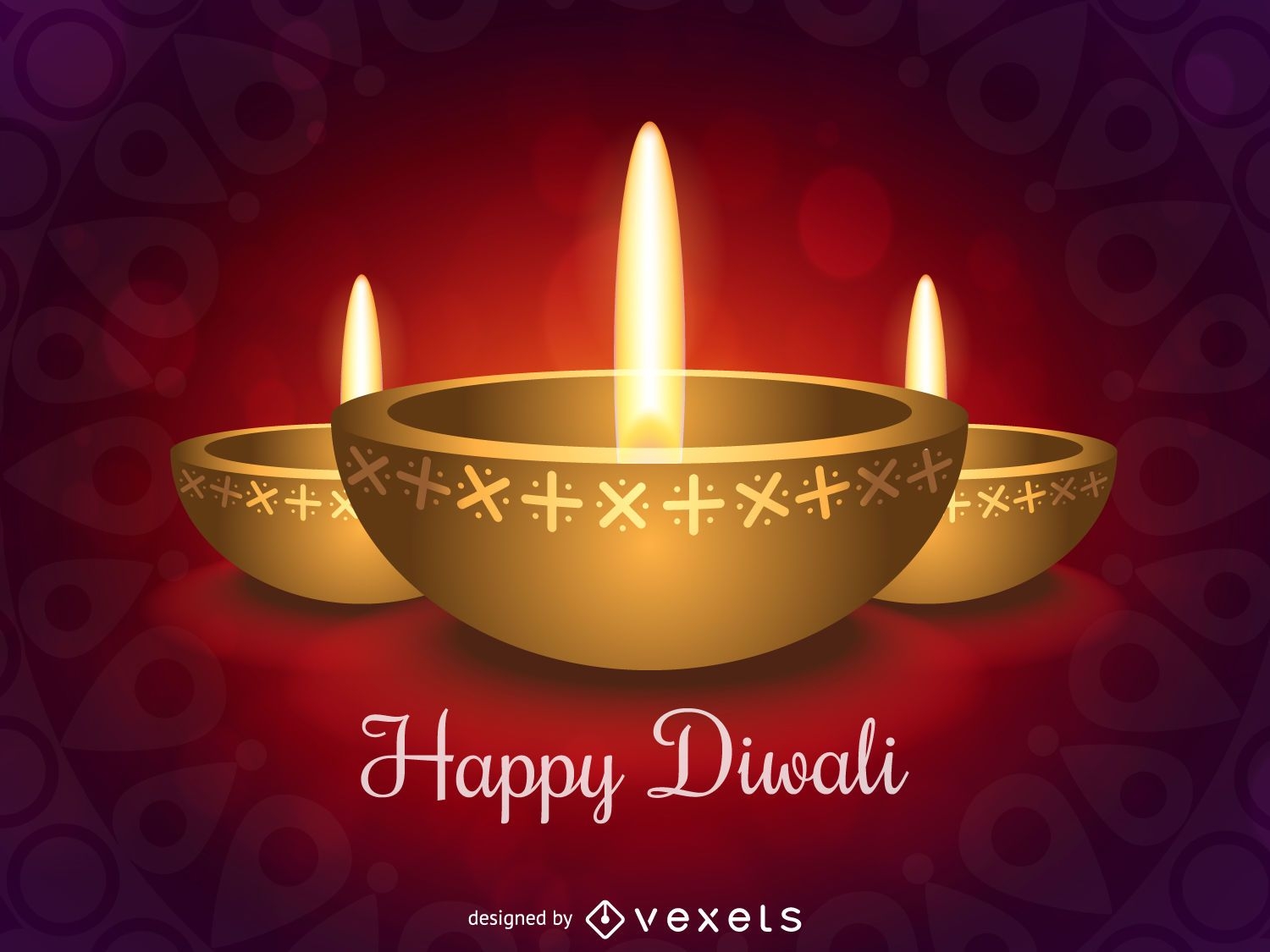 Glückliches Diwali Design