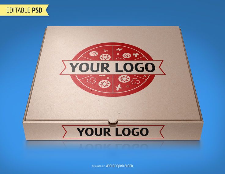 Maqueta de embalaje de pizza PSD Maqueta de embalaje de pizza PSD