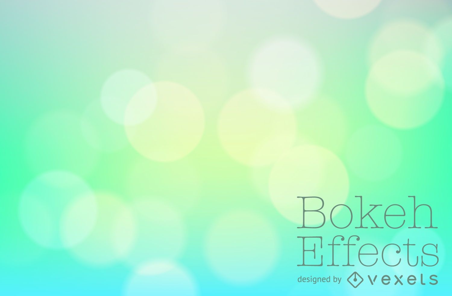 Fondo de bokeh degradado azul verde