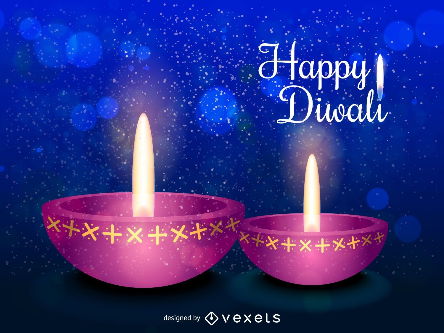 Buntes Diwali Design