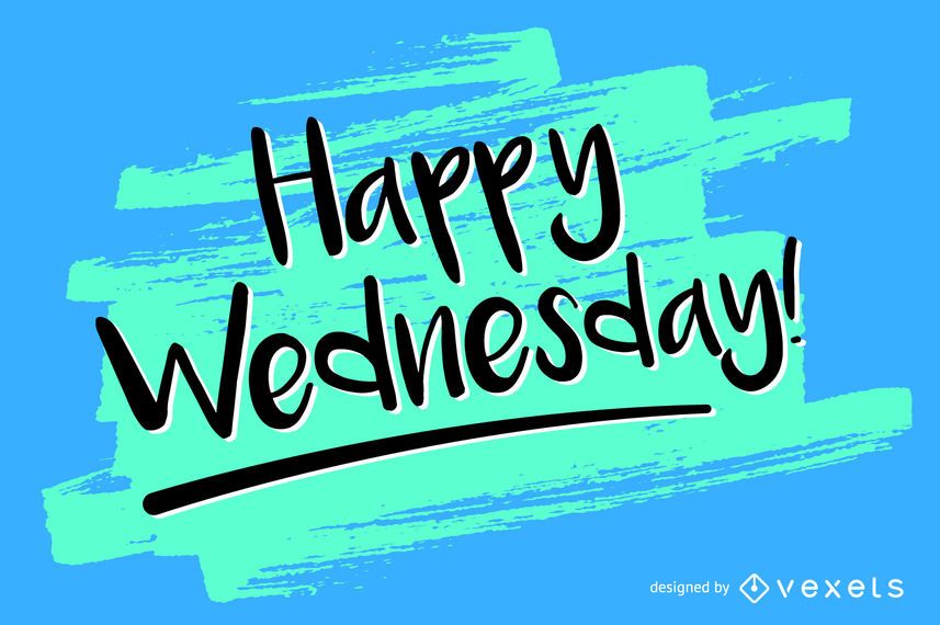 Download Handwritten Wednesday Design - Vector Download