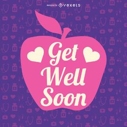 Get Well Soon Apple Message Vector Download