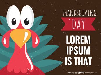 Turkey Thanksgiving design