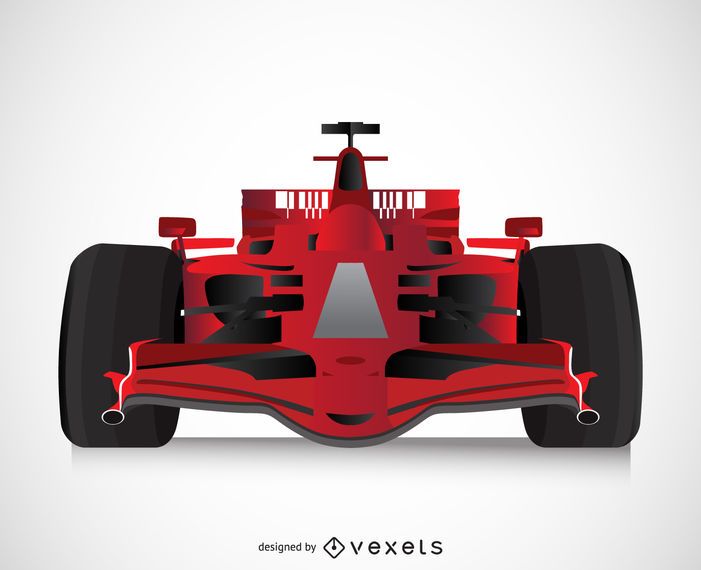 Carro de corrida 3D isolado Carro de corrida 3D isolado