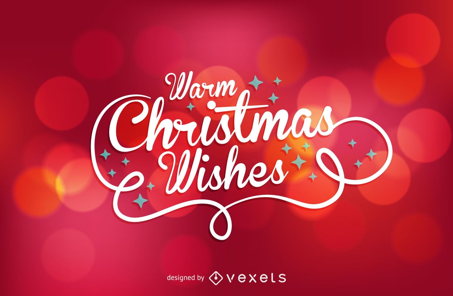 Christmas wishes over bokeh
