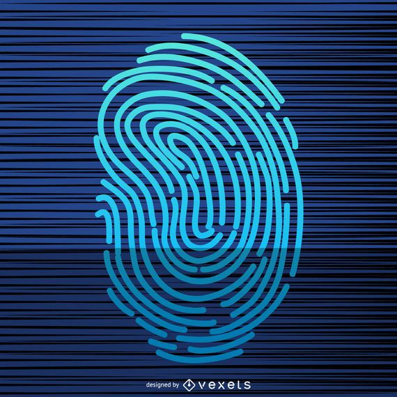 Fingerprint Scan Illustration - Vector Download