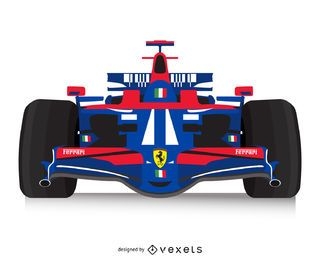 Italian Racing Car Poster