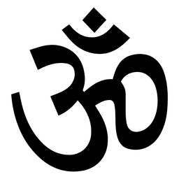 Icono de símbolo budista aum Diseño PNG