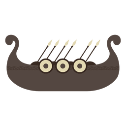 Boat viking ship PNG Design