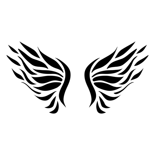 Penas de logotipo de asa aberta 05
