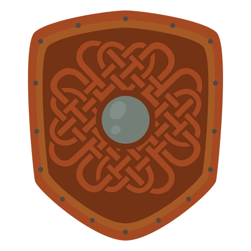 Escudo de guerra viking Desenho PNG