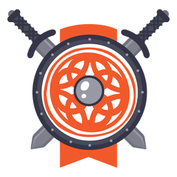Insignia de guerra de la espada Diseño PNG