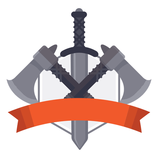 Weapon war badge PNG Design