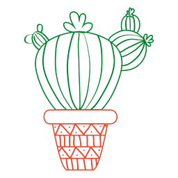 Download Hand drawn outline cactus collection - Vector download