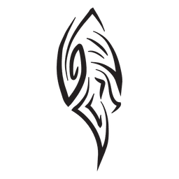 Tattoo tribal pinstripes PNG Design