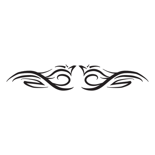 Tribal ornament pinstripes - Transparent PNG & SVG vector file