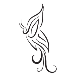 Tribal ornament pinstripes design PNG Design