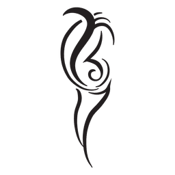 Tribal graphic shape PNG Design