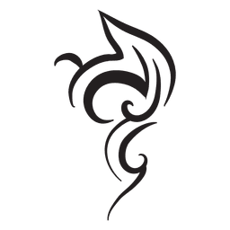 Hand gezeichnete Stammesnadelstreifen PNG-Design