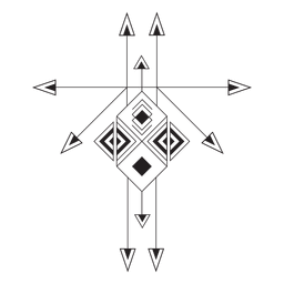 Rayas geométricas tribales boho