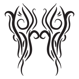 Stammes-Nadelstreifen streichen abstrakt PNG-Design