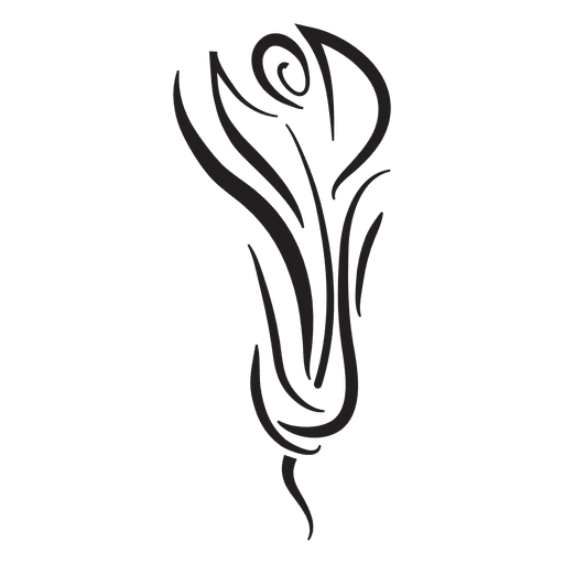 Tribal pinstripes tattoo PNG Design