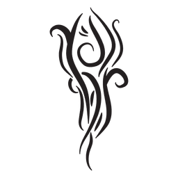 Alas tribales a rayas Diseño PNG