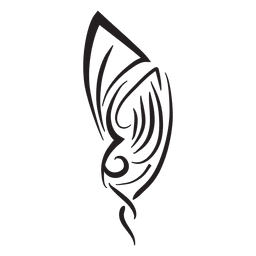 Diseño de rayas tribales del tatuaje Diseño PNG